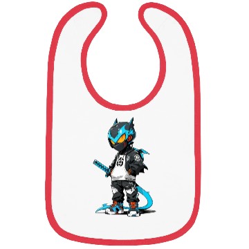 Discover Chibi Dragon Ninja Character Bibs