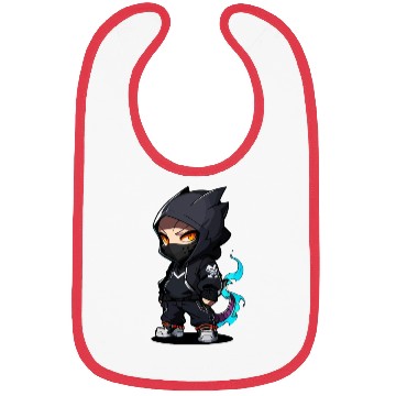 Discover Chibi Dragon Ninja Character Bibs