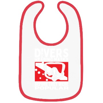 Discover Scuba Diving Mask Pun Funny Scuba Diver Bibs