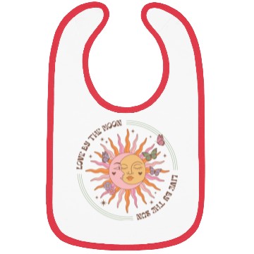 Discover Love By The Moon, Live By The Sun Bibs