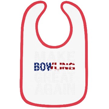 Discover Patriotic USA Make Bowling Great Again Bibs