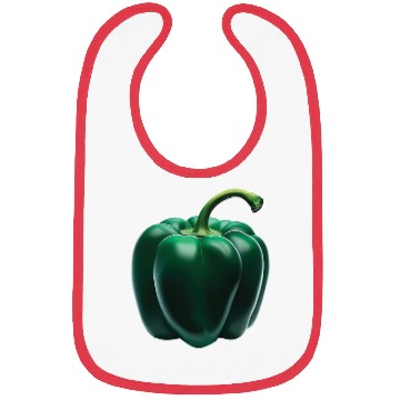 Discover Green Bell Pepper Bibs