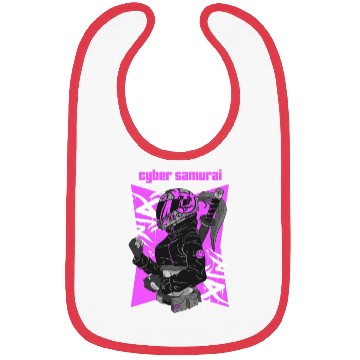 Discover Cyber Samurai Bibs