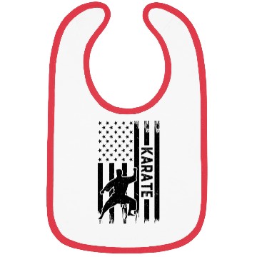 Discover Karate US Flag Karate Bibs