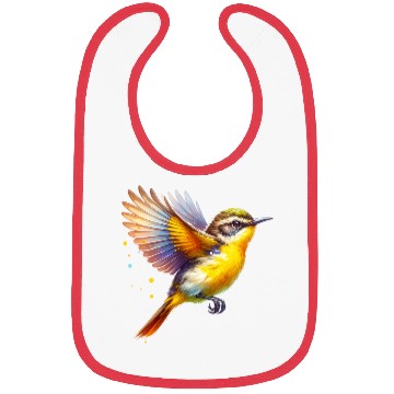 Discover Yellow Rumped Thornbill in Flight Bibs