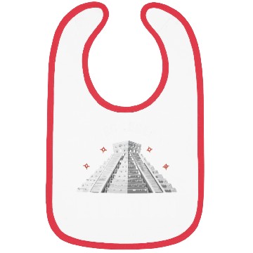 Discover Aztec Pyramid Mayan Indigenous Mexican Aztec Bibs