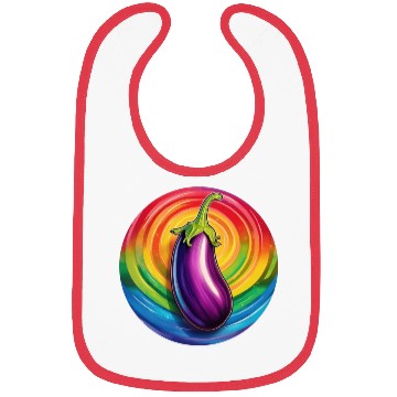 Discover LGBTQ Eggplant Bibs