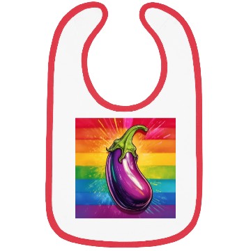 Discover LGBTQ Eggplant Bibs