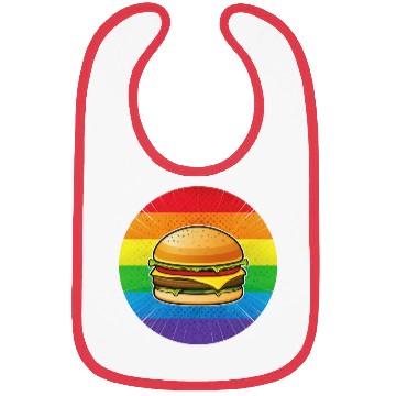 Discover LGBTQ Hamburger Bibs