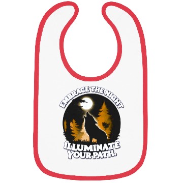 Discover Embrace the Night Illuminate Your Path Bibs