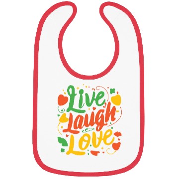 Discover live laugh love Bibs