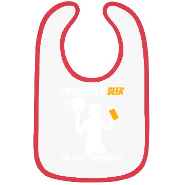 Discover Pickleball & Beer The Best Combination Fun Graphic Bibs