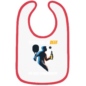 Discover Pickleball & Beer The Best Combination Fun Graphic Bibs