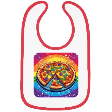 Discover LGBTQ Pizza Bibs