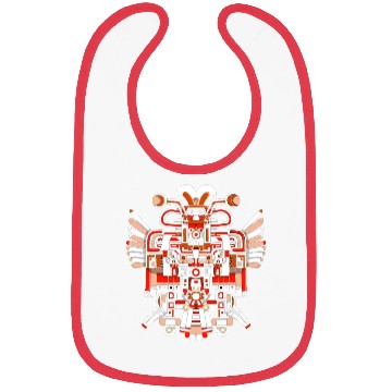 Discover Aztec God Ancient Mythology Chalchiuhtotolin Bibs