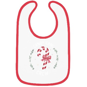 Discover Candy Cane Crew Funny Christmas Candy Lover Xmas Bibs