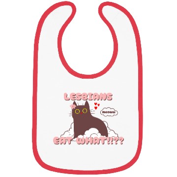 Discover Lesbians Eat What Funny Cat Bibs