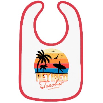Discover Retired Teacher Bibs