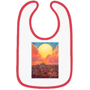 Discover Sunset in Dublin Ireland Bibs