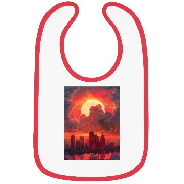Discover Sunset in Detroit Michigan Bibs