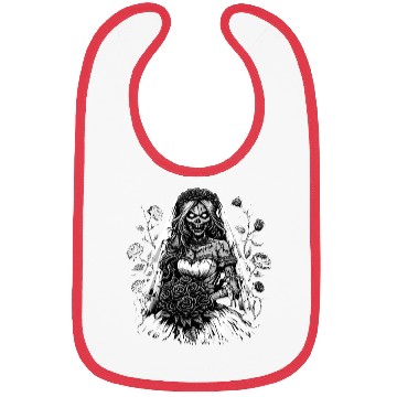 Discover Eerie Bride of the Night Bibs