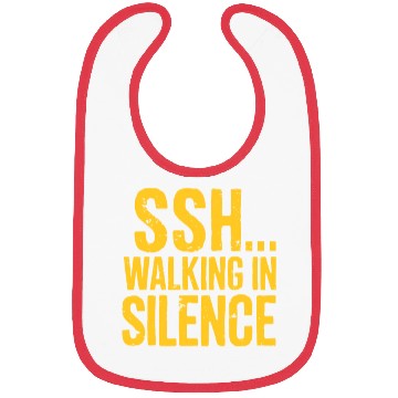 Discover SSH Walking In Silence Silent Walking Motivation Bibs