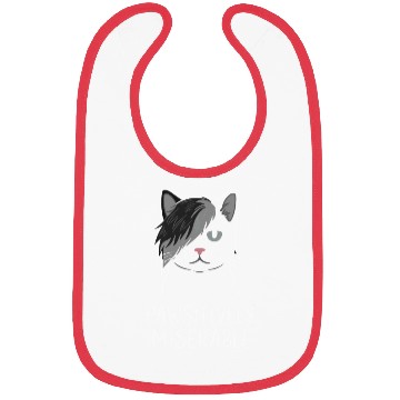 Discover Gothic Emo Cat Design For Cat Lovers And Bibs