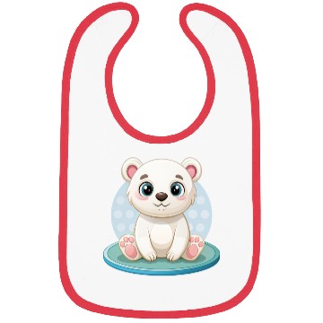 Discover polar bear cub Bibs