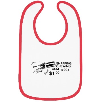 Discover SNAPPING CHEWING GUM Bibs