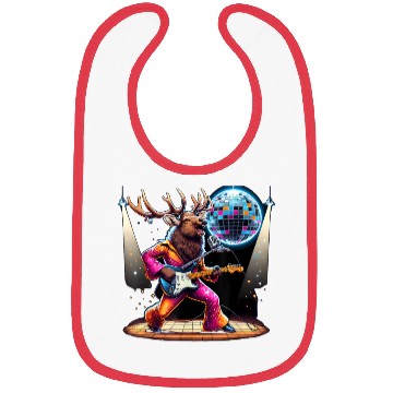 Discover Disco Ball Guitar Elk Bibs