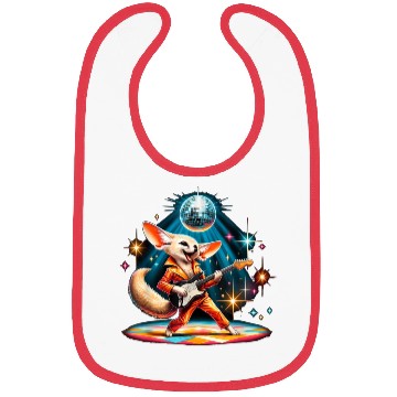 Discover Disco Guitar Fennec Fox Bibs