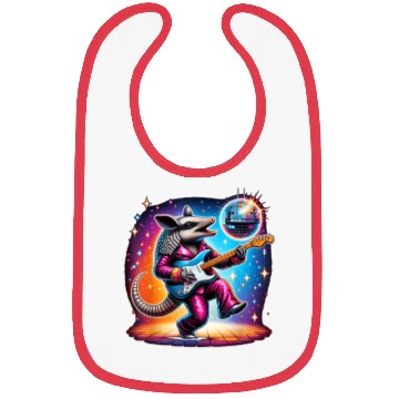 Discover Disco Ball Guitar Armadillo Bibs