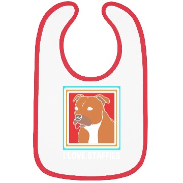 Discover Dog Lover Staffordshire Bull Terrier Bibs