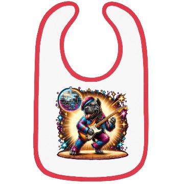 Discover Disco Cane Corso dog Bibs