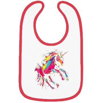 Discover Unicorn Rainbow Animal Zoo Bibs