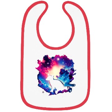 Discover Cool Kinkajou Galaxy Space Art Bibs