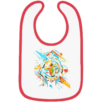 Discover Turtle Animal Graphic Artwork Bibs
