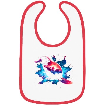Discover Cool Platypus Galaxy Space Art Bibs