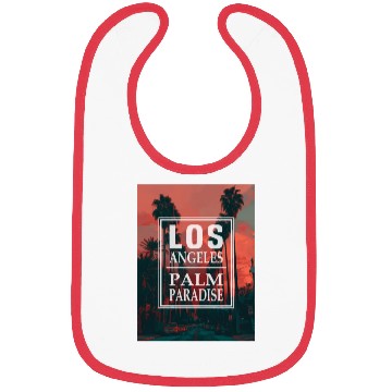 Discover Los Angeles Palm Paradise Bibs