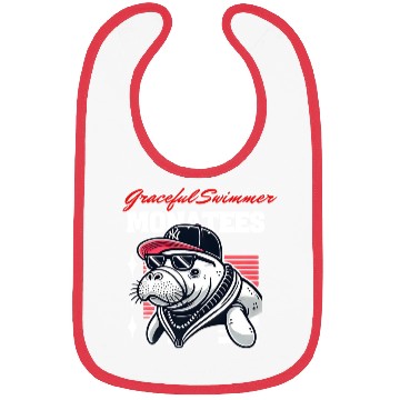 Discover Hip-Hop Manatee Cool Bibs