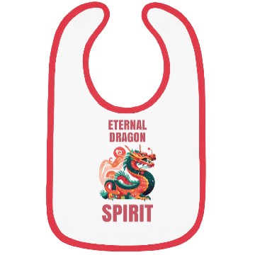 Discover Eternal Dragon Spirit Bibs