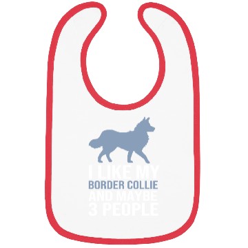 Discover Funny Dog Lover Border Collie Bibs