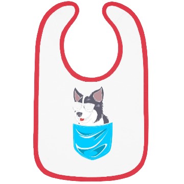 Discover Funny Dog Border Collie Wearing Sunglasses Bibs