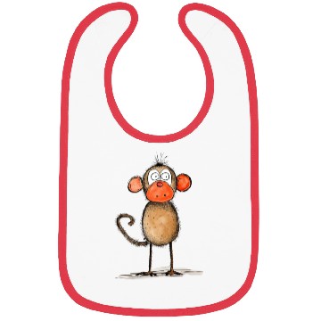 Discover Funny Monkey Bibs