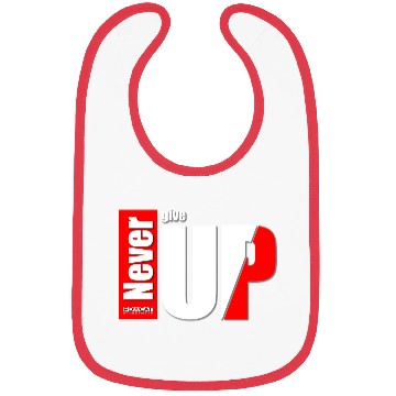 Discover never give up Bibs