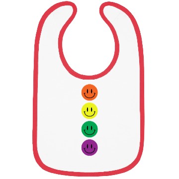 Discover laughing face design Bibs