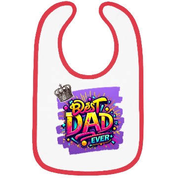 Discover BEST DAD EVER Bibs