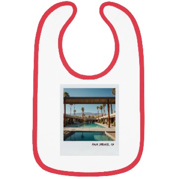 Discover Mono Enterprises "Travels" Palm Springs #4 Bibs