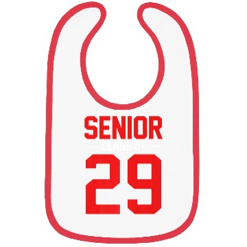 Discover Senior 2029 Class Graduation Graduate Bibs