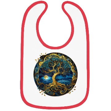 Discover Irish Nordic Celtic Tree of Life Yggdrasil Bibs